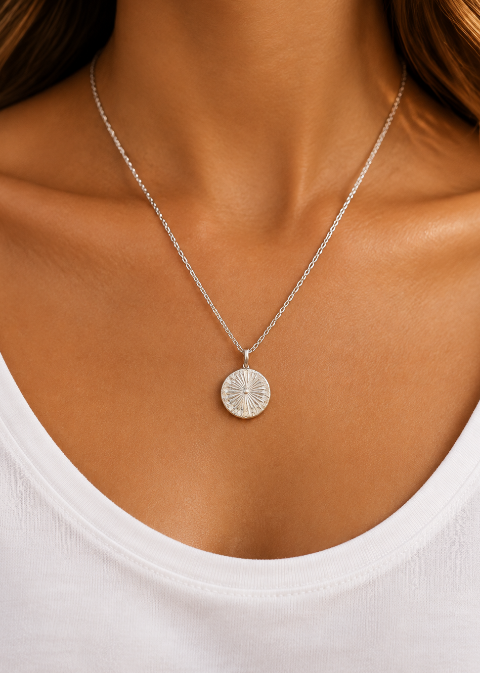 Sterling Silver Wish Pendant Necklace - Myleti Jewellery