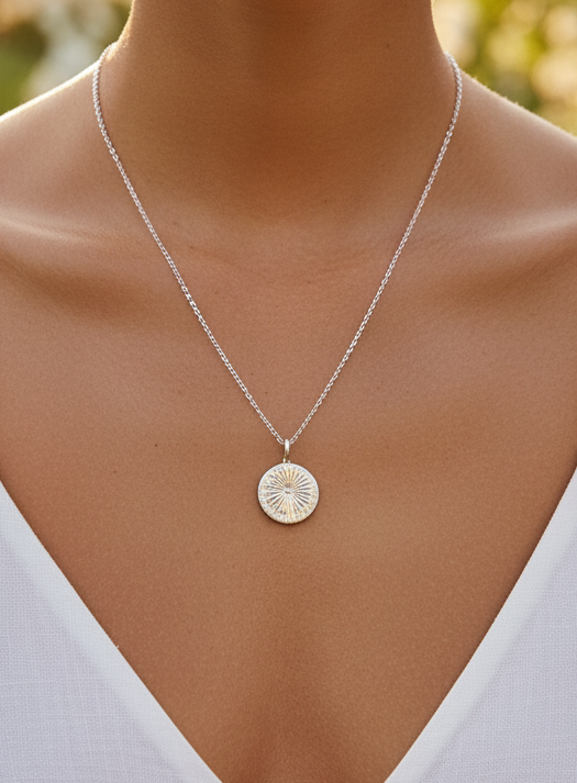 Sterling Silver Wish Pendant Necklace - Myleti Jewellery